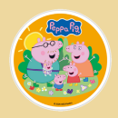 Peppa Pig "Wutz" Tortenfotoaufleger 21cm