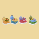 Gl&uuml;ckliche Schildkr&ouml;te Gelee/Zucker Figur 3,5cm