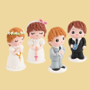 Kommunionszuckerfigur Bub oder M&auml;dchen 