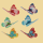 Schmetterling Zuckerfigur 6cm 6 Motive