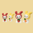 Kaninchen Zuckerfigur 4 versch. Motive