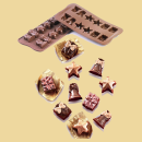 Pralinen Silikonform Weihnachten
