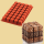 Cube/Quadrate Silikonbackform 40er 24X24 H 24 mm