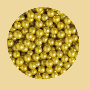 Goldperlen 5mm 100g