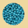 Zuckerperlen hellblau metallic 5mm 100g