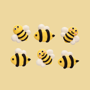 Bienen Zuckerfiguren 6er