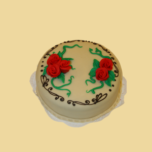 Geburtstagstorte mit Marzipan