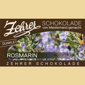 Zehrer Rosmarin Zartbitterschokolade