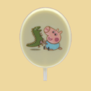 George Pig mit Dino Schokololli