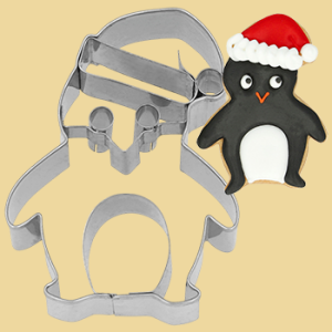 Weihnachtspinguin Keksausstecher 8cm