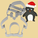 Weihnachtspinguin Keksausstecher 8cm
