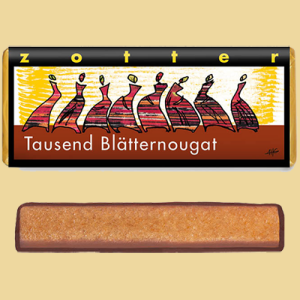 Zotter Tausend Blätternougat