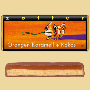 Zotter Orangenkaramell & Kokos