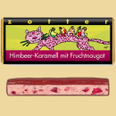Zotter Himbeer Karamell mit Fruchtnougat