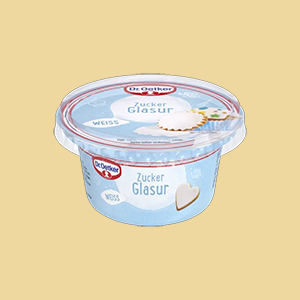 Zuckerglasur weiss