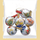 Weihnachtskugel Baumbehang 6 versch. Motive