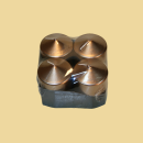 Adventstumpen bronze 60/80mm