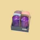 Adventstumpen 80/150 liturgisch 4er  (3x violett & 1x...