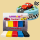 Rollfondant Multipack Pastell Space weiß, gelb, rot, dunkelblau & schwarz 5 x100er Pack