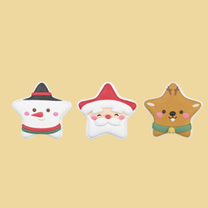 Weihnachtsstern Zuckerfigur 3 versch. Motive