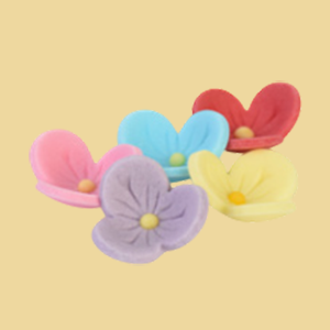 Zucker Gänseblümchen 5er bunt gemischt