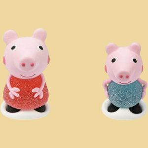 Peppa Pig oder George Pig Geleezuckerfigur