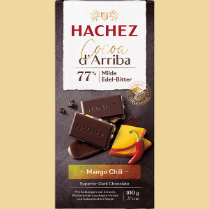 Hachez Cocoa dArriba 77% Milde Edelbitter Mangochili