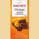Hachez Orange mit Mandelstückchen