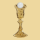 Wachskelch gold mit Hostie Verzierornament