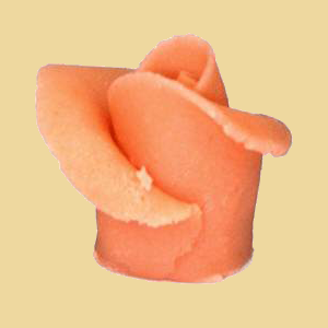 Marzipan Rose rosa groß handgemacht