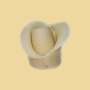 Marzipan Rose weiß klein handgemacht