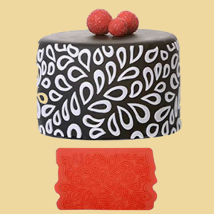 Blätter Prägematte für Rollfondant od Massa Ticino