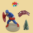 Captain America Tortendeko Kit