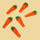 Marzipan Karotten 6er