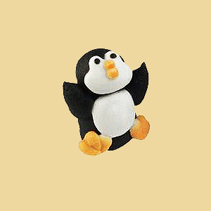 Pinguin Zuckerfigur