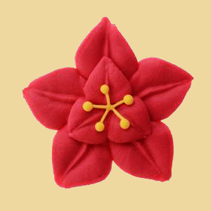 Weihnachtsstern Zuckerfigur 4,2cm