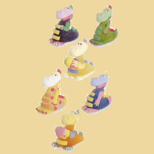 Zucker Gelee Dinosaurier stehend 5cm