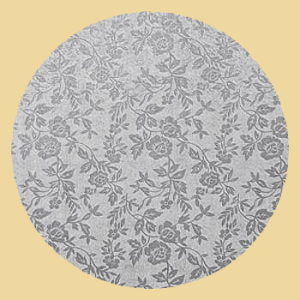 Tortenplatte Kuchenplatte silber 50cm 12mm extra