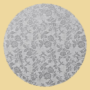 Tortenplatte Kuchenplatte silber 50cm 12mm extra