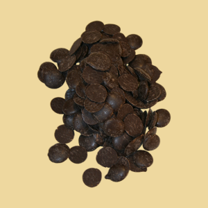 Fettglasurmasse Linsen dunkel