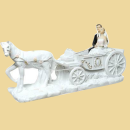Brautpaar Hochzeitskutsche 31cm