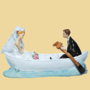 Brautpaar im Boot