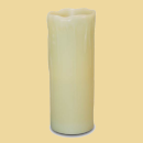 Batterielicht Stumpen 20cm Echtwachs