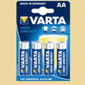 Varta Batterien High Energy AA 4er Packung