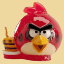 Angry Birds Geburtstagskerze 6cm