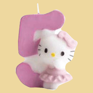 Hello Kitty Geburtstagskerze 5