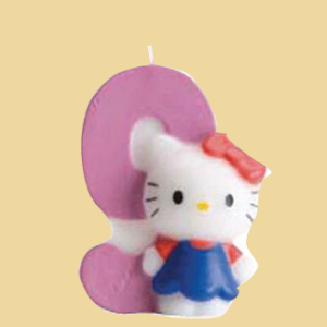 Hello Kitty Geburtstagskerze 9