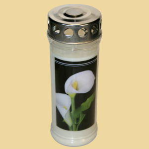 Gedenkkerze Calla groß 7 Tage