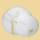Hochzeitskerze Doppelscheibe Baum weiss/gold