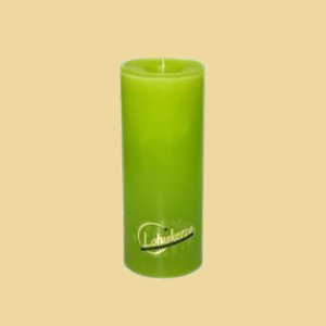 Lotuskerze Gelbgrün 18cm